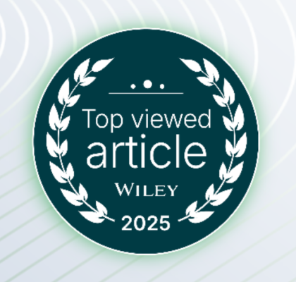 top viewed article Wiley 2025 seal